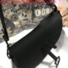 Replica Dior M0446 Dior Saddle Bag M0447 Black Ultramatte Calfskin