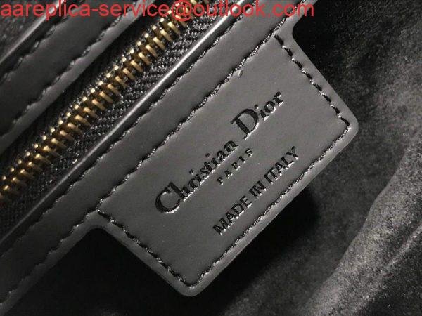Replica Dior M0446 Dior Saddle Bag M0447 Black Ultramatte Calfskin