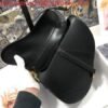 Replica Dior M0446 Dior Saddle Bag M0447 Black Goatskin