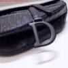Replica Dior M0446 Dior Saddle Bag M0447 Apricot Grained Calfskin Black Pinter logo