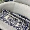 Replica Dior Book Tote M1286 Blue Toile de Jouy Embroidery