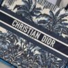 Replica Dior Book Tote M1286 Blue Dior Palms Embroidery