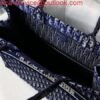 Replica Dior Book Tote M1286 Blue Dior Oblique Velvet