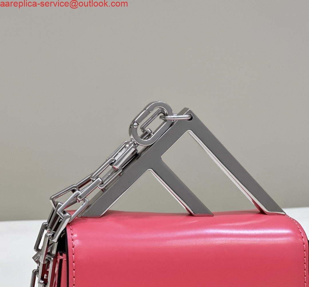 Replica Fendi 7AS173 Fendi First Sight Red leather Nano bag