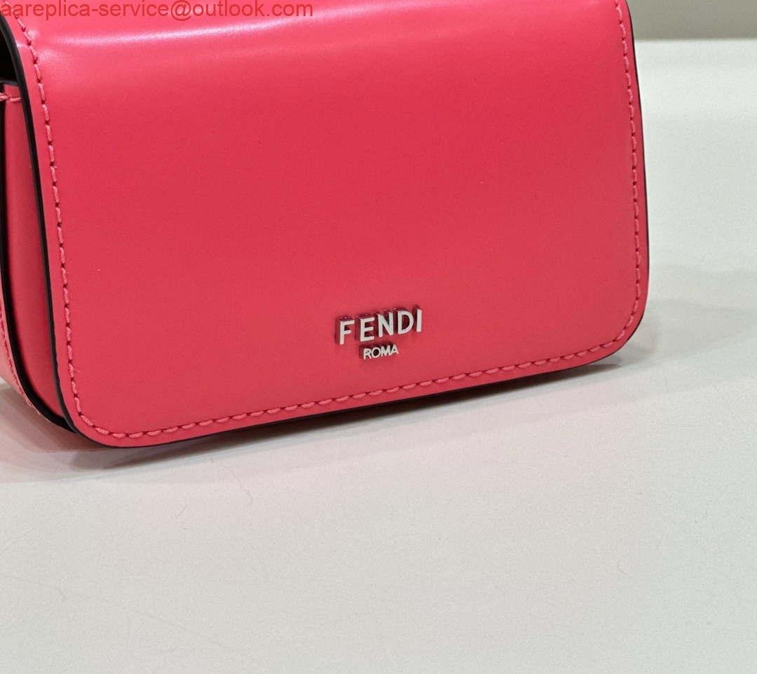 Replica Fendi 7AS173 Fendi First Sight Red leather Nano bag