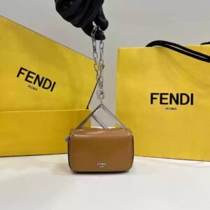 Replica Fendi 8339 Baguette Middle Age Solid Color Series Underarm Bag Purple
