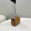 Replica Fendi 7AS173 Fendi First Sight Brown leather Nano bag