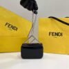 Replica Fendi 7AS173 Fendi First Sight Black leather Nano bag