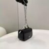 Replica Fendi 7AS173 Fendi First Sight Black leather Nano bag