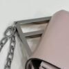 Replica Fendi 7AS173 Fendi First Sight Light Pink leather Nano bag