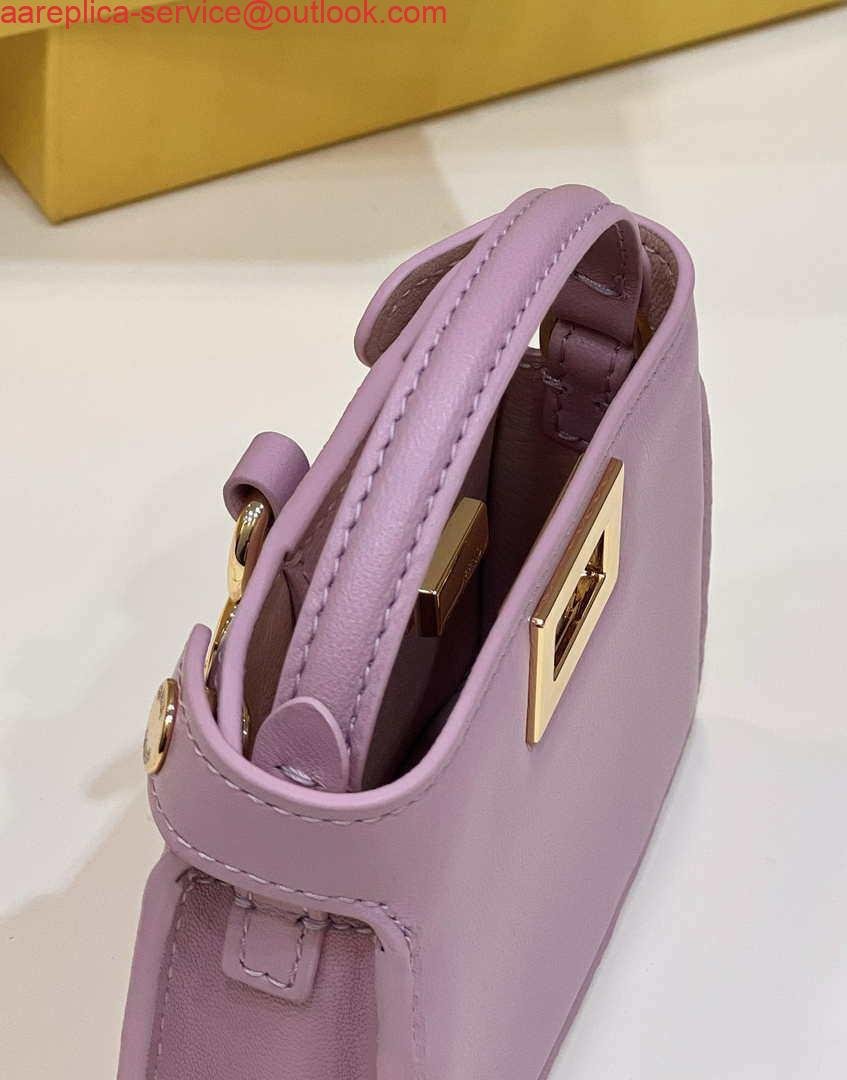 Replica Fendi 7AR993 FENDI PICO PEEKABOO Charm 8385 Purple