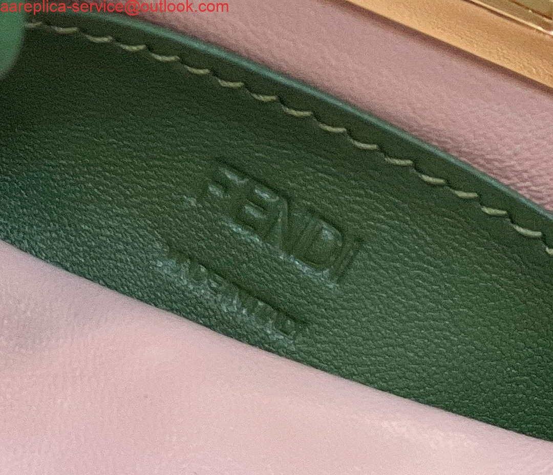 Replica Fendi 7AR993 FENDI PICO PEEKABOO Charm 8385 Green