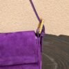 Replica Fendi 8339 Baguette Middle Age Solid Color Series Underarm Bag Purple