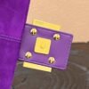 Replica Fendi 8339 Baguette Middle Age Solid Color Series Underarm Bag Purple
