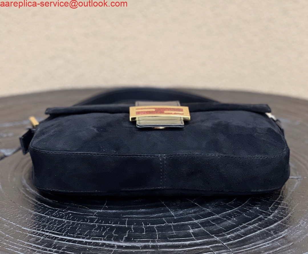 Replica Fendi 8339 Baguette Middle Age Solid Color Series Underarm Bag Black