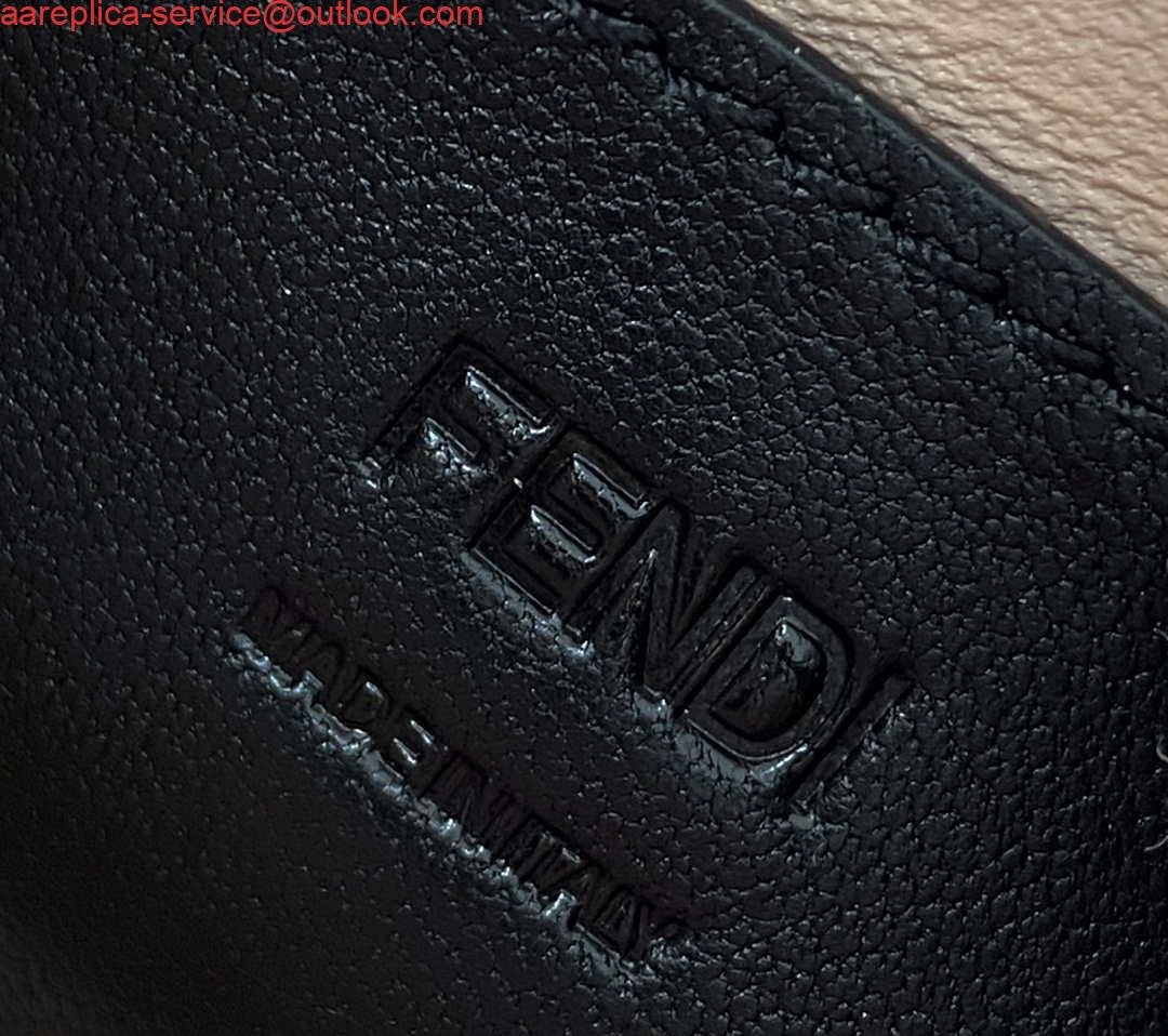 654d9eceba858.jpg Replica Fendi 7AR993 FENDI PICO PEEKABOO Charm 8385 Black