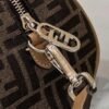 Replica Fendi 7VA570 Mini bag Brown FF fabric bag
