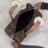 Replica Fendi 7VA570 Mini bag Brown FF fabric bag