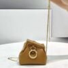 Replica Fendi 7AS051 Nano Fendi First Charm Charm in Brown nappa leather