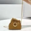 Replica Fendi 7AS051 Nano Fendi First Charm Charm in Brown nappa leather