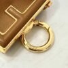 Replica Fendi 7AS051 Nano Fendi First Charm Charm in Brown nappa leather