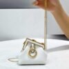 Replica Fendi 7AS051 Nano Fendi First Charm Charm in White nappa leather