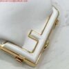 Replica Fendi 7AS051 Nano Fendi First Charm Charm in White nappa leather