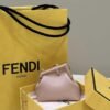 Replica Fendi 7AS051 Nano Fendi First Charm Charm in pink nappa leather