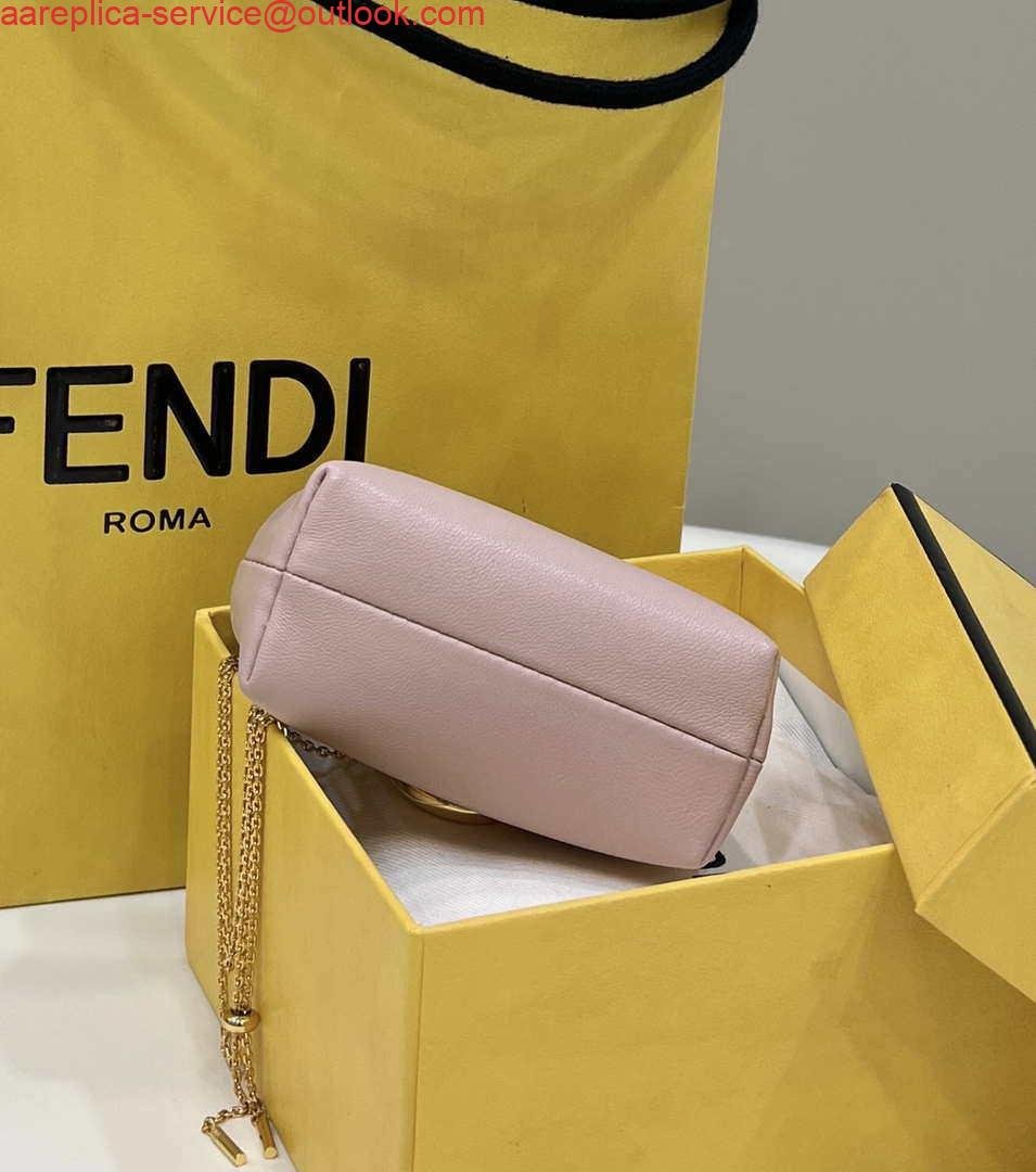 Replica Fendi 7AS051 Nano Fendi First Charm Charm in pink nappa leather