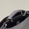 Replica Fendi 7VA529 Peekaboo ISeeU Medium Gray Leather Bag
