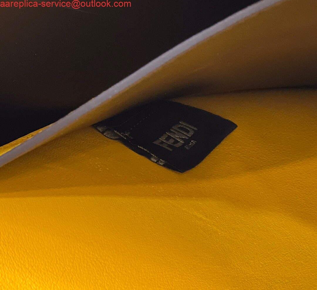 Replica Fendi 7VA529 Peekaboo ISeeU Medium Gray Leather Bag