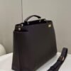 Replica Fendi 7VA529 Peekaboo ISeeU Medium Brown Leather Bag