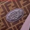Replica Fendi 7VA529 Peekaboo ISeeU Medium Brown Leather Bag