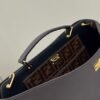 Replica Fendi 7VA529 Peekaboo ISeeU Medium Brown Leather Bag