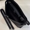 Replica Fendi 7VA529 Peekaboo ISeeU Medium Black Leather Bag