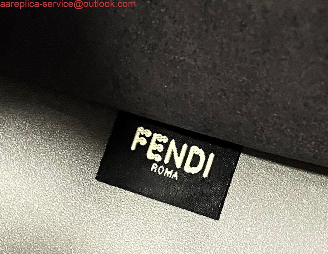 Replica Fendi 8BH386 Sunshine Medium Bag 8266S Dark Grey leather shopper