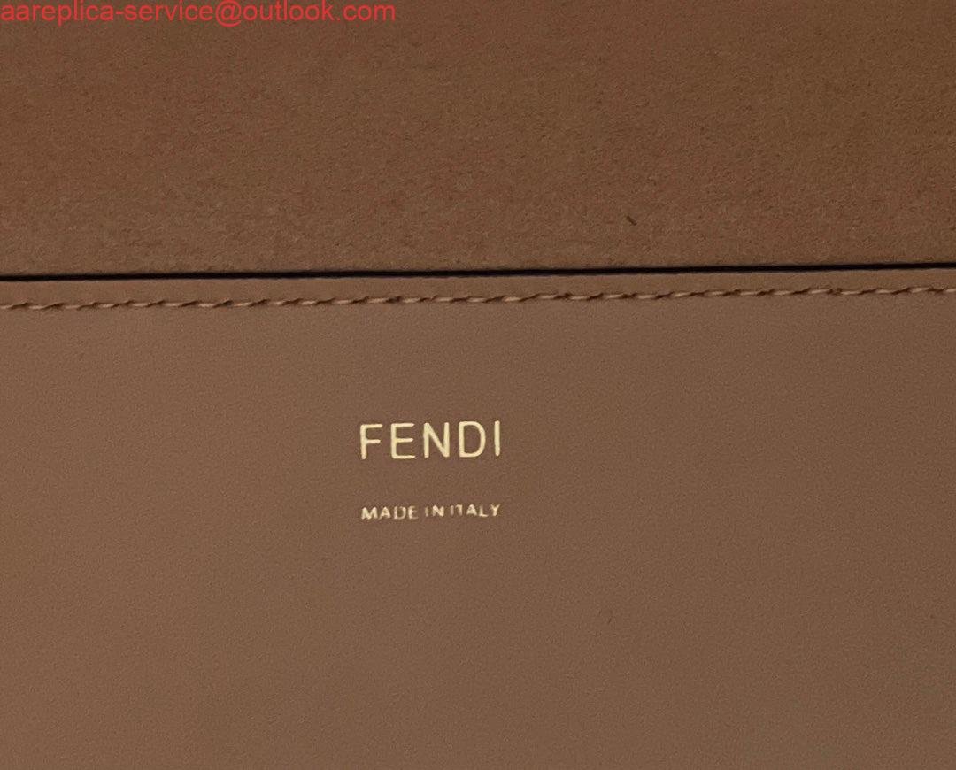 654da40917b61.jpg Replica Fendi 8266S Sunshine Medium Bag 8BH386 Apricot leather shopper