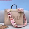 Replica Fendi 8266S Sunshine Medium Bag 8BH386 Pink leather shopper