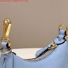 Replica Fendi 7AS089 Nano Fendigraphy Light blue leather Charm 80056S