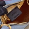 Replica Fendi 7AS089 Nano Fendigraphy Light blue leather Charm 80056S