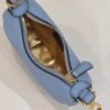 Replica Fendi 7AS089 Nano Fendigraphy Light blue leather Charm 80056S