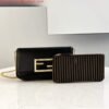 654da896a3837.jpg Replica Fendi 8521 Baguette Chain Midi Shoulder Bag Black