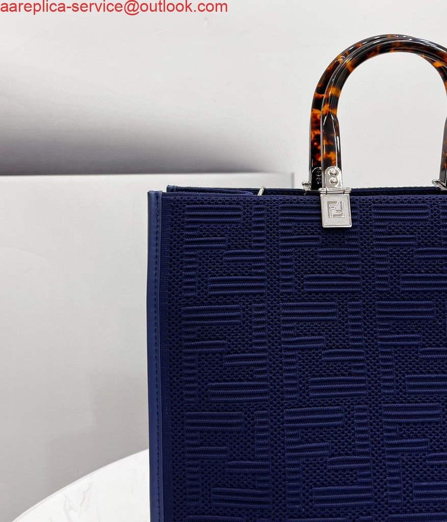 654da9ca218ac.jpg Replica Fendi 8BH386 Sunshine Medium Fendi Tote Bag 8258 Navy blue