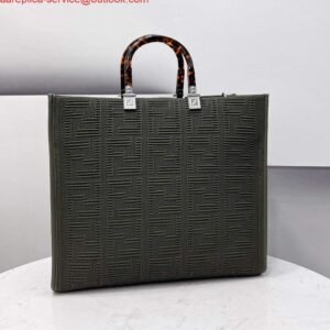 Replica Fendi 8BH386 Sunshine Medium Fendi Tote Bag 8258 Orange Red