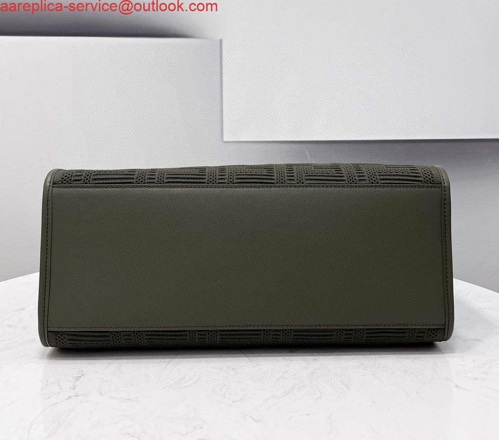 Replica Fendi 8BH386 Sunshine Medium Fendi Tote Bag 8258 Green