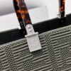 Replica Fendi 8BH386 Sunshine Medium Fendi Tote Bag 8258 Green