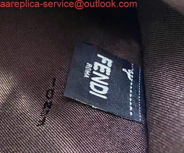 Replica Fendi 8BH374 Peekaboo X Tote Green Canvas Bag