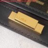 Replica Fendi 8BH374 Peekaboo X Tote Green Canvas Bag