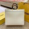 Replica Fendi 8BH372 FENDI Large Sunshine Shopper Bag White Leather