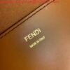 654dab4274e5a.jpg Replica Fendi 8BH372 FENDI Large Sunshine Shopper Bag Brown Leather